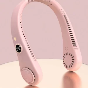 Bladeless Portable Neck & Handheld Fan – 360° Cooling
